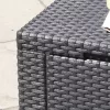 Cube zsámoly, grafit színben, világos szürke párnával