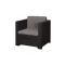 Provence Armchair műrattan kerti fotel sötétbarna