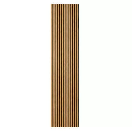 Akusztikus falpanel tikfa 260x60x1,8 cm