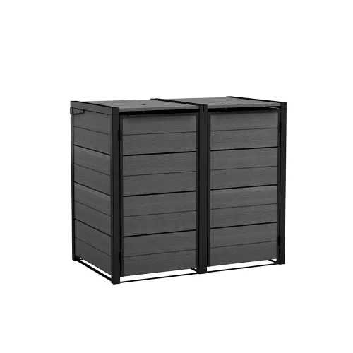 Hide away kültéri szemetes tároló 240 l  szürke