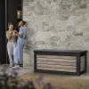 Decocoat műanyag kerti láda 630 L kőris