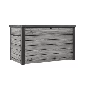 Decocoat műanyag kerti láda 870 l viharszürke