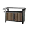 Decocoat unity műanyag xl kerti grill asztal 207l dió