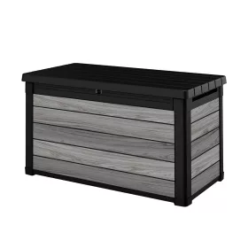 Decocoat műanyag kerti lád 380 l viharszürke