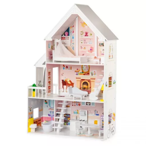XXL Pudrowa Mansion fa babaház 3 emeletes