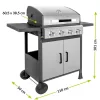 Brenner BR-G4N 4 égős gázgrill