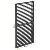 LUXE Lamellás oldalpanel R 123x218cm 4 m-ig antracit