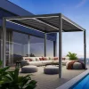 LUXE pergola 4x4m antracit LED világítással