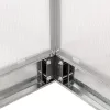 Polikarbonát üvegház 250 x 310 x 124-205 cm