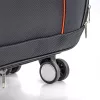 TraveLux light kabinbőrönd puha levehető kerékkel 55x40x20 cm fekete