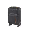 TraveLux light kabinbőrönd puha levehető kerékkel 55x40x20 cm fekete