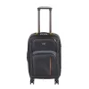 TraveLux light kabinbőrönd puha levehető kerékkel 55x40x20 cm fekete