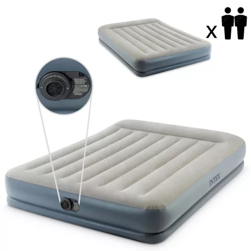 Intex 64118ND kétszemélyes felfújható matrac pumpával, 203 × 152 cm