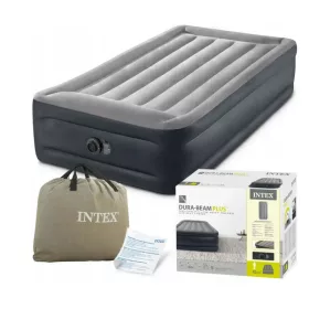   Intex 64132 egyszemélyes felfújható ágy beépített elektromos pumpával, 191 × 99 × 42 cm