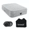 Intex 64490 nagyméretű kétszemélyes felfújható ágy beépített elektromos pumpával, 203 × 152 × 51 cm