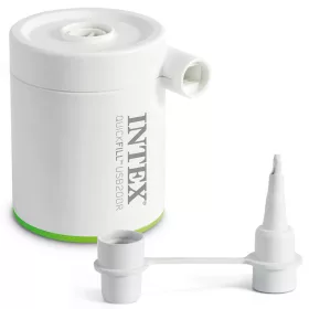   Intex 66637 Quick-Fill USB-A elektromos pumpa, 5 V/2 A, 2 fejjel