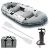 Intex 68373 Mariner 3 háromszemélyes felfújható csónak evezőkkel, pumpával, horgászbottartókkal és motortartóval