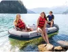 Intex 68373 Mariner 3 háromszemélyes felfújható csónak evezőkkel, pumpával, horgászbottartókkal és motortartóval