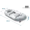 Intex 68373 Mariner 3 háromszemélyes felfújható csónak evezőkkel, pumpával, horgászbottartókkal és motortartóval