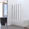 Tribeca 110x140 cm kádparaván króm