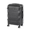 TraveLux Max közepes bőrönd keményfedeles 68x45x25 cm fekete