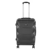 TraveLux Max közepes bőrönd keményfedeles 68x45x25 cm fekete