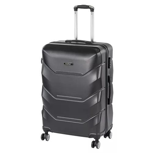 TraveLux Max nagy bőrönd keményfedeles 76x50x29 cm fekete