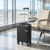 TraveLux Urban kézipoggyász keményfedeles levehető kerékkel 40x29x19 cm fekete