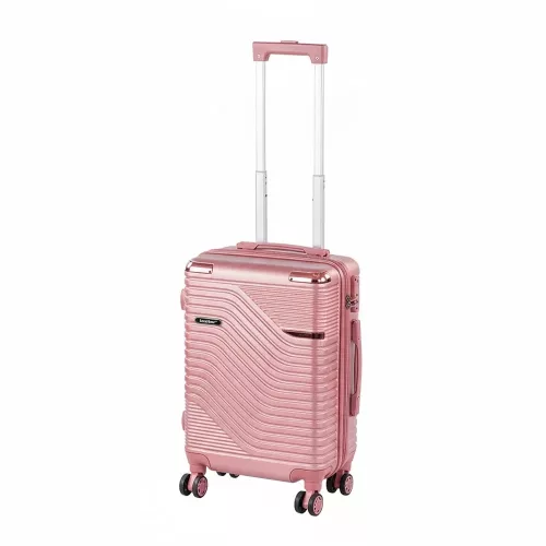 TraveLux Urban kézipoggyász keményfedeles levehető kerékkel 40x29x19 cm rosegold