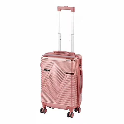 TraveLux Urban kabinbőrönd keményfedeles levehető kerékkel 50x35x23 cm rosegold