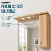 Bianca Plus 85 komplett fürdőszobabútor, sonoma tölgy színben, jobbos nyitási irány