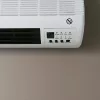 Thira elektromos fali fűtőtest 1000W/2000W, modern vezérlőpanellel és ventilátoros légáramlás funkcióval