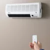 Thira elektromos fali fűtőtest 1000W/2000W, modern vezérlőpanellel és ventilátoros légáramlás funkcióval