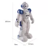 Cady robot intelligens, érzékelős, interaktív játék kék