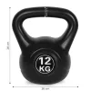 Kettlebell 12 kg fekete
