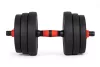Állítható súlyzók 2x15 kg-os súlyzószett 30 kg-os rúd