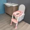 Lépcsős WC szűkítő rózsaszín