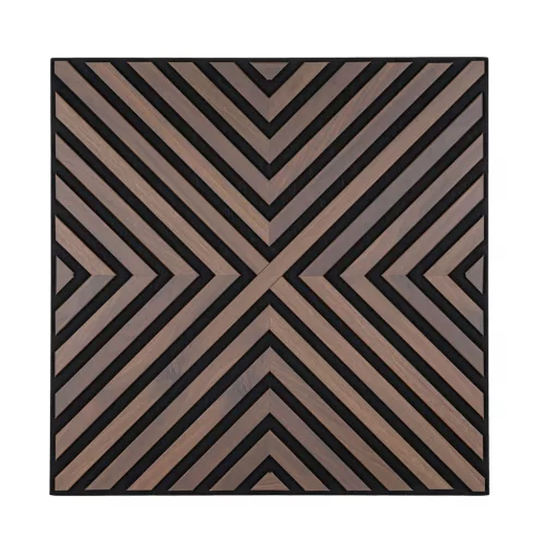 Akusztikus falpanel Deco IV dió 60x60x1,8 cm