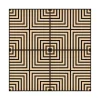 Akusztikus falpanel Deco V bambusz 60x60x1,8 cm