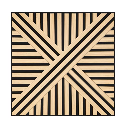 Akusztikus falpanel Deco VI bambusz 60x60x1,8 cm