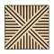 Akusztikus falpanel Deco VI bambusz 60x60x1,8 cm
