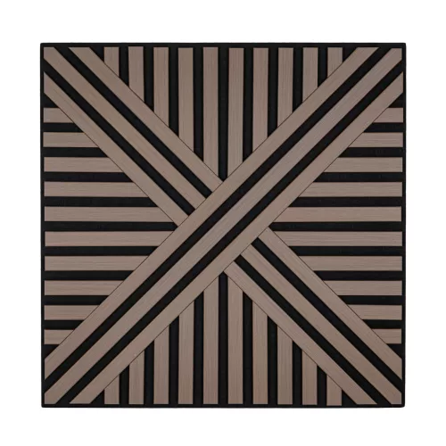 Akusztikus falpanel Deco VI olajos tölgy 60x60x1,8 cm