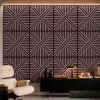 Akusztikus falpanel Deco VI olajos tölgy 60x60x1,8 cm