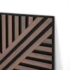 Akusztikus falpanel Deco VI dió 60x60x1,8 cm