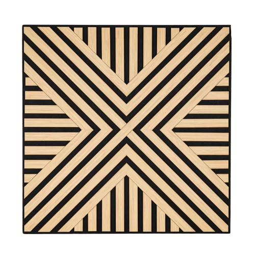 Akusztikus falpanel Deco VII bambusz 60x60x1,8 cm
