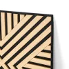 Akusztikus falpanel Deco VII bambusz 60x60x1,8 cm