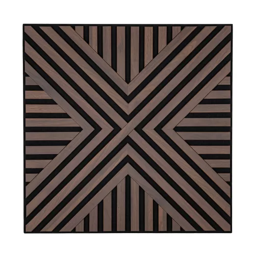 Akusztikus falpanel Deco VII dió 60x60x1,8 cm