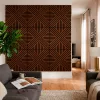 Akusztikus falpanel Deco VII dió 60x60x1,8 cm