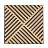 Akusztikus falpanel Deco VIII bambusz 60x60x1,8 cm