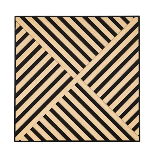 Akusztikus falpanel Deco VIII bambusz 60x60x1,8 cm